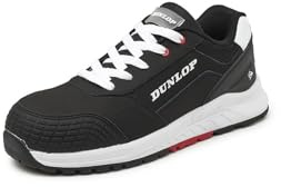DUNLOP Storm Safety Shoes BlackWhiteRed