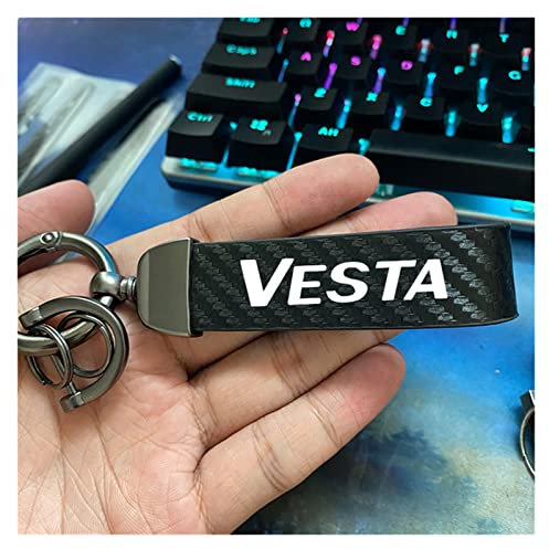 Motorrad Schlüsselanhänger Autoaufkleber Schlüsselanhänger Schlüsselhalter Lanyard Für Schlüssel Aufkleber Autozubehör Für Lada GRANTA NIVA Vesta XRAY (Farbe : Vesta, Size : Normal)