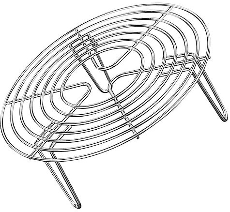Soporte de Cocción al Vapor,Rejilla para Cocinar al Vapor Redonda 6 Pulgadas Rejilla de Enfriamiento de Acero Inoxidable Rejilla de Enfriamiento Freidora de Aire para Enfriar al Vapor