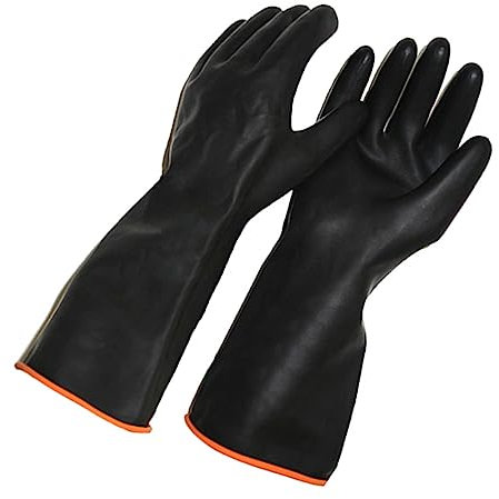Lurrose 1 Paar Sicherheitsarbeitshandschuhe Grillhandschuhe Latex handschuhe latexhandschuhe handschuhe latex Lebensmittelhandschuhe Handschuhe für Männer Sicherheitsarbeitsstulpen Schutz