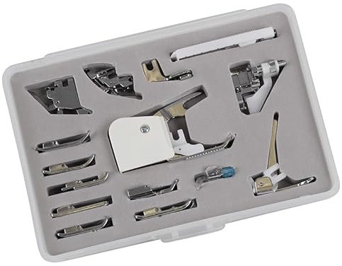 Nähfüßchen Set 15-teilig für Privileg, Brother, Janome, W 6, AEG UVM.