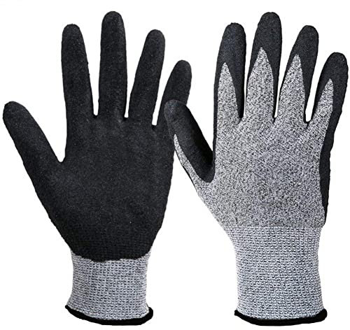 HUFFA Gants résistants à la Chaleur Mitaines Anti-Coupure 500/800 degrés Gants de Barbecue ignifuges Mitaines for Le Travail du Bois Gants de Barbecue Anti-dérapants