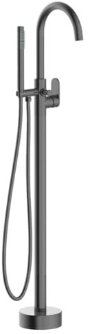Essebagno Charme II colonne de sol mécanique pour baignoire ilot gris gun métal