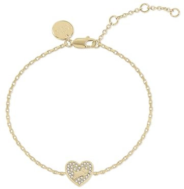 RADLEY Women's Gold Plated Pavé Stones Heart Adjustable Bracelet RYJ3386S