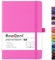 A5 Notebook - Notebook A5 with Premium Paper, Faux Leather Notebook, 5.7 X 8.4, Hardcover, 144 Pages - Rose red