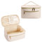 Kosmetik Tasche Reise Kulturtasche Damen Travel Makeup Bag Kosmetik Organizer Tasche Kosmetikbeutel Schmink Tasche Schminktasche Organizer (Beige)