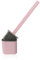 DIVCHI Toilet Brushes & Holders Bathroom Accessory | Cleaning Products | Silicone | Deep Cleaner | Holder Set (Pink)