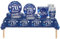 69pcs Navy Silver 70th Birthday Decorations for Men Women - Tableware Set With Tablecloth, Plates, Napkins, Cups for Him/Her - Gift and Table Decor