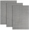 Grillmatte Teflon Gitter 3er Set 44x33cm Antihaft Wiederverwendbar Grillplatte Grillfolie für Gasgrill Kohlegrill BBQ