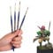 FOXBITE Kolinsky Sable Set Brushes for Miniature Painting Modeling Pieces Fine Detail Paint Brush Miniature Painting Kit Mini Paints Acrylic for Warhammer