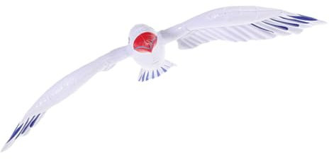 UPKOCH Aufblasbarer Strandballon Möwe Schwebend Fliegender Vogel Ornament Nautische Hängedekoration Flamingo Spielzeug Weißer Vogel Hängedekoration Schwimmbecken Hängematte