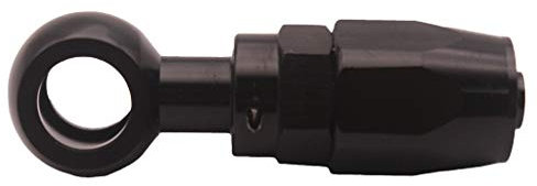 Black AN6-6 an Hose End Swivel Fitting Adapter to Banjo 12mm Diameter 6 an