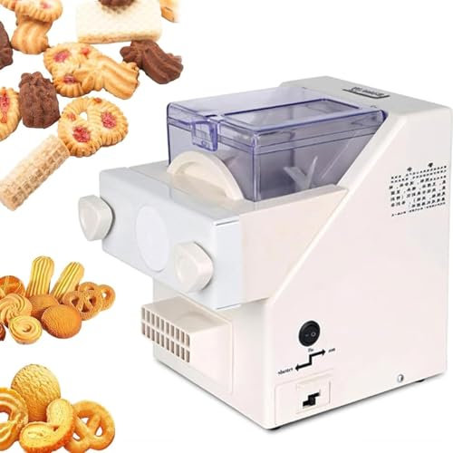 BDJSN Macchina per Biscotti Commerciale, Macchina Automatica per Biscotti da 180 W con Stampo per Biscotti, per Pasticcerie, Hotel, Cucine, Case E Feste