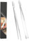 Set de 2 pince de cuisine en inox 30 cm - pointe dentée précise - pince alimentaire pour barbecue, cuisine et pâtisserie, outils professionnels. Pince cuisine inox.