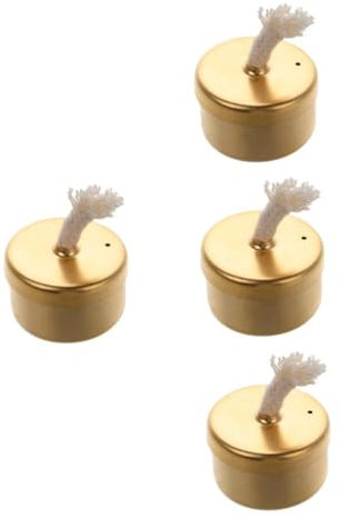 Hemobllo 4pcs Small Camping Alcohol Stove Mini Spirit Burner for Outdoor Portable Mini Alcohol Heater Reservoir