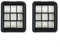 Filtros eficaces de prevención de polvo para Bissell para aspiradora inalámbrica CrossWave HF3 en húmedo/seco 3649A, fácil de limpiar y reutilizar
