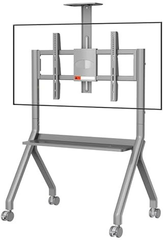 Support Smart Board | Support TV pour Moniteur | pour42-75/55-100 | Jusqu'à 120 kg | Réglable en Hauteur | Ergonomic Support TV Mobile roulettes Support Tele Mobile,B-42-75in