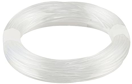 OOK 15 ft. Invisible Hanging Wire, 50 lbs. Capacity, Self Tying Wires, Ideal for Picture Hanging and Planters