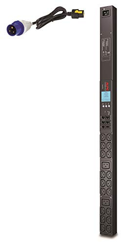 APC Rack PDU 2G - AP8858EU3 - Stromverteilung mit Messfunktion (vertikale Montage, 16A, 230V, 18 Ausgänge C13 & 2 Ausgänge C19, IEC 309, 16A)