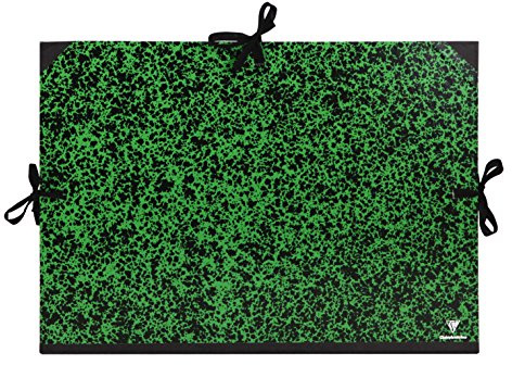 Clairefontaine - Ref 32200C - Annonay Art Folder - B3+ Size, Ribbon Tie Closure, 30mm Spine, White Paper Lining, Acid Free - Suitable for Transporting Artwork