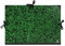 Clairefontaine 32200C Zeichenmappe Annonay, mit Bändern, ohne Innenklappen, Rücken 30 mm, DIN B3+, Innenmaße: 36,4 x 51,5 cm, Außenmaße: 37 x 52 cm grün marmoriert 1 Stück