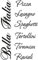GRAZDesign Wandtattoo Küche Bella Italia | Küchenaufkleber selbstklebend - 48x30cm / 070 schwarz