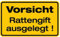 Schild Alu Vorsicht Rattengift ausgelegt! 120x200mm (Warnschild, Lebensgefahr, Gesundheitsschädigung) praxisbewährt, wetterfest