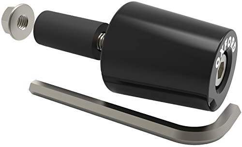 Oxford Motorcycle Bar Ends 3 Black For 22mm Handlebar OX599