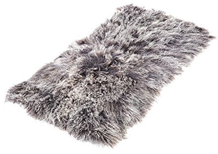 Reissner Lammfelle Tibet Lammfell Auflage TP1 60x120cm Farbe grau/lila (Tops) JAY108 TP1