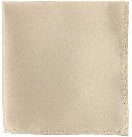 cravateSlim Einstecktuch Beige Hochzeit Accessory Männer Einheitsgröße Klassisch Einfarbig Polyester