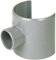 Selle de raccordement PVC gris Femelle Ø 100 50 mm Girpi