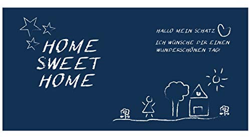 Wandkings Tafelfolie 200 x 100 cm, selbstklebend, Schwarz inkl. weißem Kreidemarker