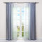 HongYa 2er-Pack Farbverlauf Gardinen Transparenter Voile Vorhänge Schals mit Kräuselband H/B 175/140 cm Grau