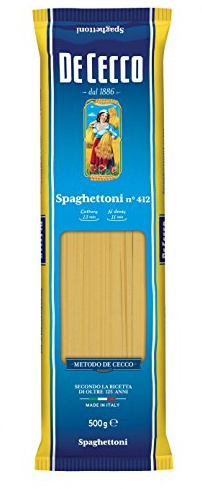 5x Pasta De Cecco 100% Italienisch Spaghettoni n. 412 Nudeln 500g