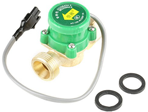 1 PCS HT-120 AC220V 1A G3 / 4-3/4 Rosca Interruptor del sensor de flujo de la bomba de agua para ducha Calentador de agua de flujo