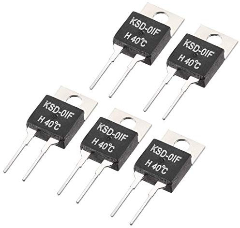 KSD-01F Temperaturregler für Thermostatschalter, 40 °C, 5 Stück