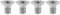 Wanyifa Titan Ti M6 x 10 15 20 25 30 35 40 45 mm Senkkopfschraube mit Innensechskant, 4 Stück (M6 x 10 mm, normales Titan)