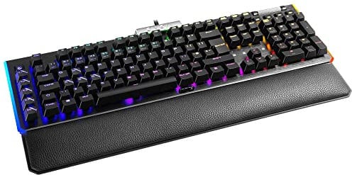 EVGA Z20 RGB Optical Mechanical Gaming Keyboard, RGB Backlit LED, Optical Mechanical Switches (Linear) 811-W1-20UK-K2 schwarz