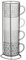 Fiz Geometric Patterns Jumbo Embossed Stacking Mugs Rack Hold & Geometric Embossed Stacking Bowls 4 Pack.