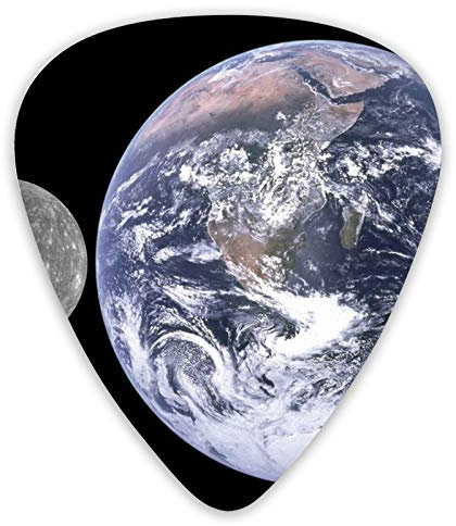 Gitarren-Picks Mercury im Vergleich zu Earth Premium-Bass-Picks für E-Gitarre und Bassgitarren in drei Größen (12er Pack)
