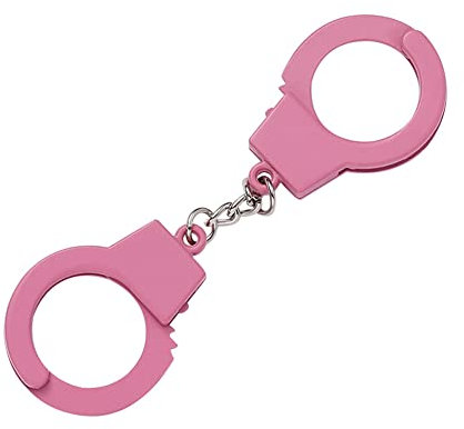 ARFUKA Schlüsselanhänger Edelstahl Handschellen Anhänger Autoschlüsselanhänger Schlüsselringe Schlüsselbund Keychain Geburtstaggeschenke Valentinstaggeschenk