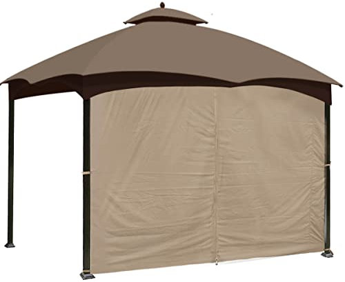 Ontheway Gazebo Replacement Privacy Curtain, 12ft Sidewall with Zipper Outdoor Universal Privacy Panel Sidewall (One Side Only)