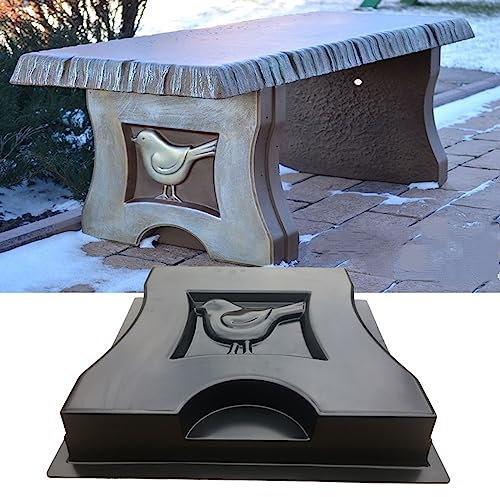 伟 祥 Concrete Slab Moulds, Reusable Concrete Leg Mold Garden Bench, Plastic Patio Stepping Stones, Paving Slabs Mold for an Outdoor Garden Pathway or Patio