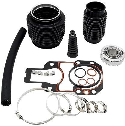 MARKGOO 30-803099T1 Transom Repair Kit for MerCruiser Sterndrive Alpha One Gen 2 Outdrive with Seal Gimbal Bearing Exhaust Bellow Hose Clamp Outboard Boat Engine Replacement Parts Sierra 18-8206