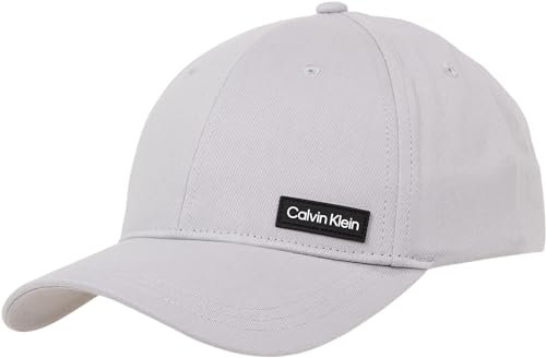 Calvin Klein ESSENTIAL PATCH BB CAP Kappe Herren, Grau (Mid Gray), OS