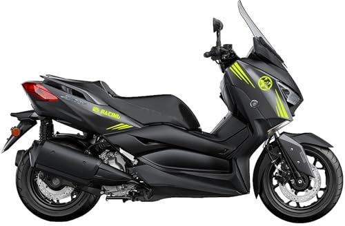 Aufkleber-Set Kompatibel mit Yamaha X-MAX X MAX 300 Roller, komplettes Dekor seitliche Verkleidungen, wähle Farbe -KIT C- Artikelnr.: 2172 (029 Neongelb)