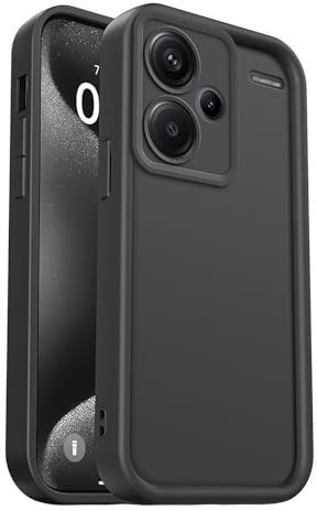 PanXCase Funda para Xiaomi Redmi Note 13 Pro Plus 5G / 13 Pro+ 5G - Carcasa Silicona Delgada Suave Ligera Elegante Diseño, Protección Cámara Antichoque Antiarañazos Cover (Negro)