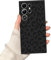 Newseego Handyhülle Kompatibel für Samsung Galaxy S24 Ultra 5G Hülle, Niedliches Leopardenmuster S24 Ultra Hülle für Mädchen Frauen, Ultradünn Weiche Silikon-Schutzhülle für Samsung S24 Ultra-Schwarz