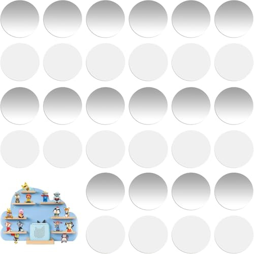 100 Stück Metallplatte für Magnete, 20mm Metallplättchen Selbstklebend | Metallplättchen Selbstklebend für Toniefiguren, Metallplättchens Tonie, Runden Handy Metall Platte Set