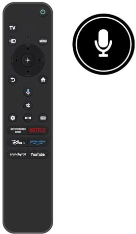 New RMF-TX920U Replace Remote Control - VINABTY RMF-TX920U TV Remote Control Replacement fit for Sony RMF-TX920U RMFTX920U Bravia 8K TV Remote Controller
